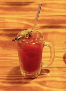 You're on vacation, have a breakfast bloody Mary. Photo © 2014 Carolyn Burns Bass
