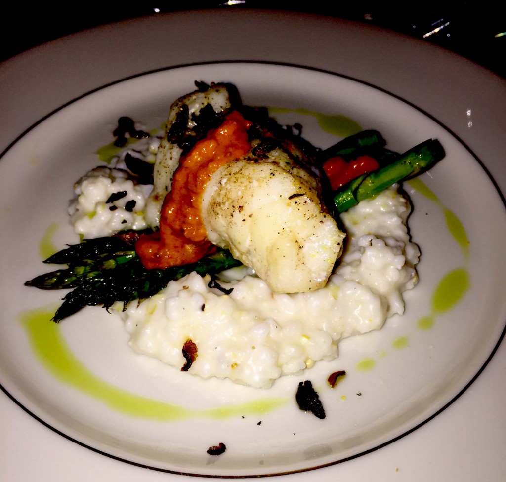 Chef Eisensmith of Six Plates in Durham outdid himself with this monkfish served at the Foggy Ridge Cider Dinner.