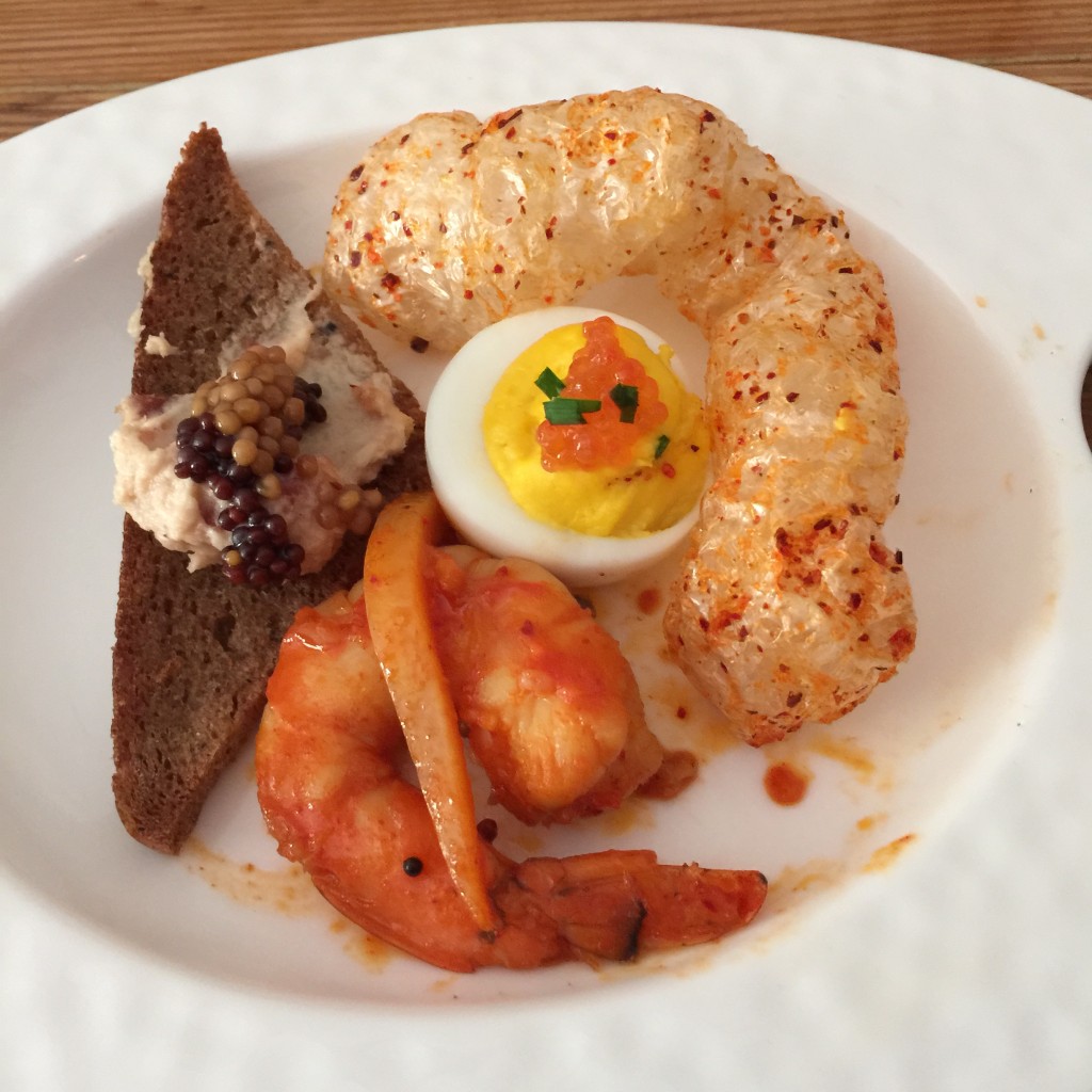 Sampler of Andrea Reusing's superb starters served at Bar Lusconi.